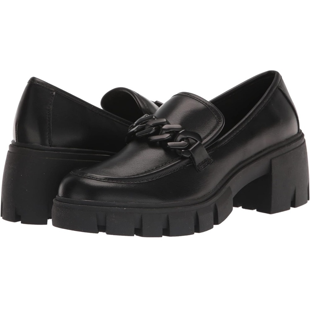 Madden Girl block heel loafer Hoxtonn Size 7.5